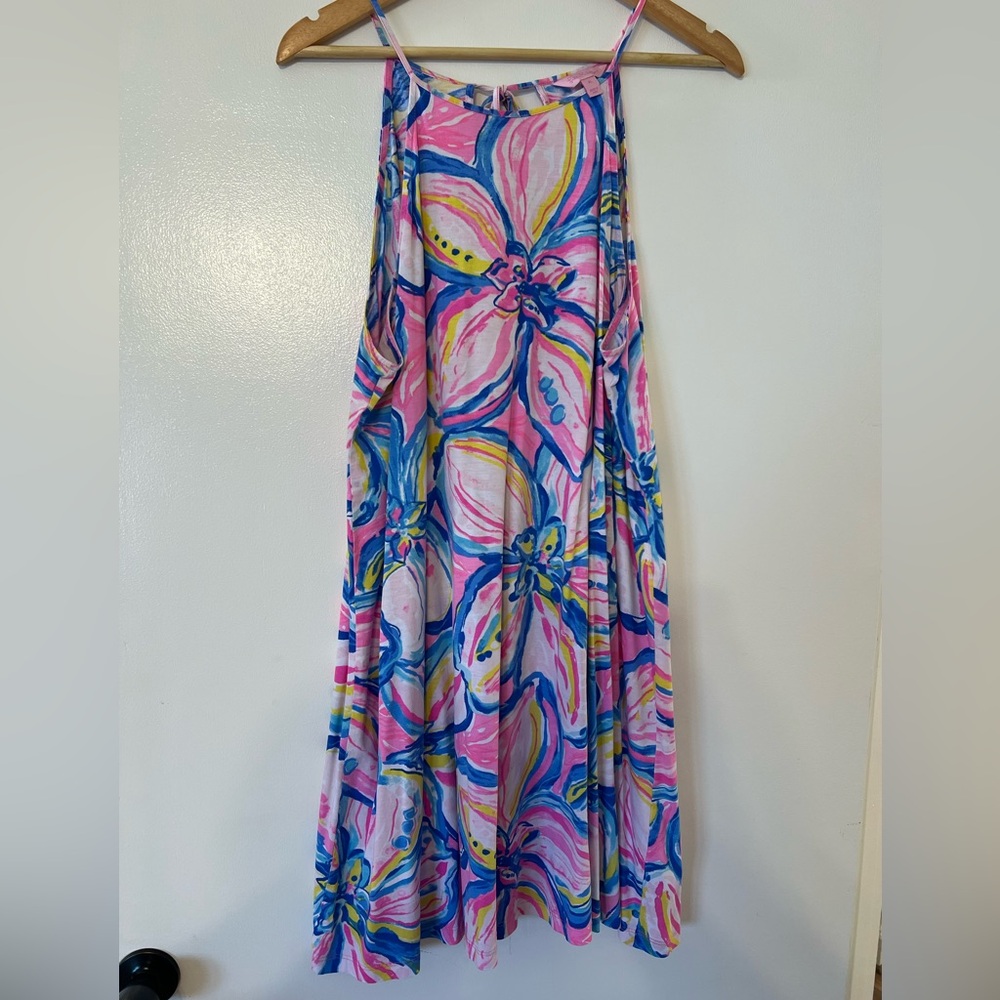 Lilly Pulitzer Sunset  The Sunny Side Margot Woman’s Size XL Dress - Picture 4 of 7